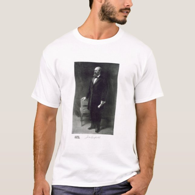 T-shirt James Abram Garfield, 20ème président du St uni (Devant)