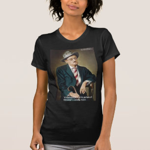 T-shirt James Joyce "Erreurs/Portails" Citations Cadeaux &