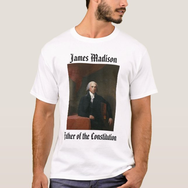 T-shirt james_madison_by_gilbert_stuart, James Madison,… (Devant)