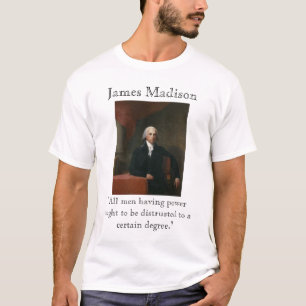 T-shirt James Madison sur la puissance