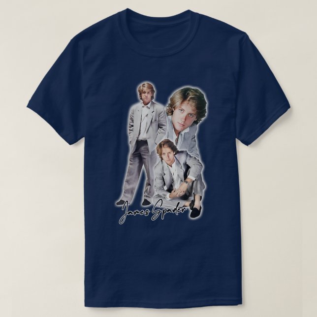 T-shirt James Spader 80s Retro Design (Design devant)