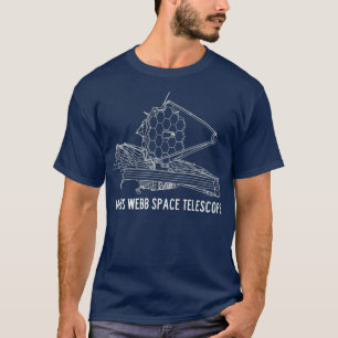 T-shirt James Webb Télescope spatial Modèle JWST