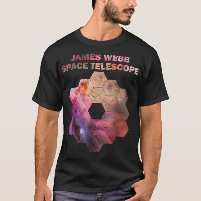 T-shirt James Webb Télescope Spatial Nebula JWST Objet Fem (Devant)