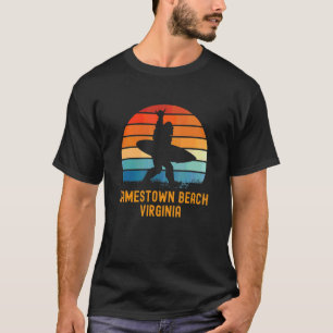 T-shirt Jamestown Beach Virginia Sasquatch Souvenir