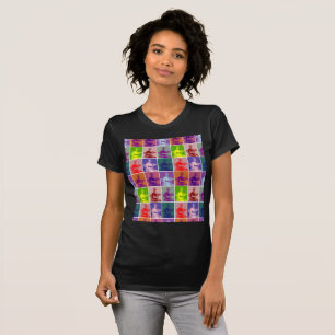 T-shirt Jane Austen pop art coloré