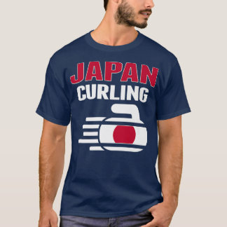 T-shirt Japan Curling Rock Sport Fans Japanese Winter Spor