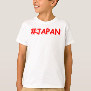 T-shirt "#JAPAN" Joli Design. Commandez dès maintenant 