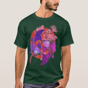 T-shirt Japan Koi Fish Sakura Nishikigoi Fish Japanese Koi