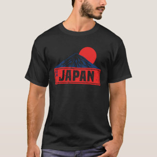 T-shirt Japan Mount Fuji Honshu Tokyo red Sun Osaka Souven
