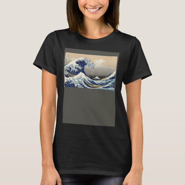 T-shirt Japan Wave Design  The Great Wave Off Kanagawa  by (Devant)