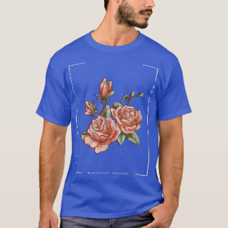 T-shirt Japanese Aesthetic Vaporwave Nature Flower Glitch 