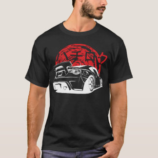 T-shirt Japanese JDM gt86 brz lowered stance car white fun