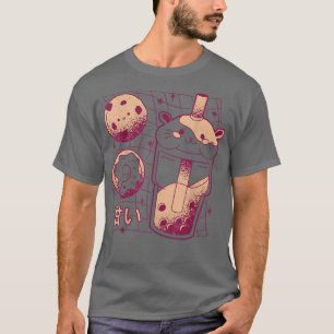 T-shirt Japanese Kawaii Boba Tea Guinea Pig Donut Cookie G