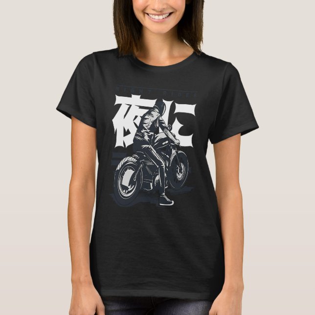 T-shirt Japanese Night Rider (Devant)