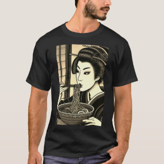 T-shirt Japanese ramen kimono ukiyoe