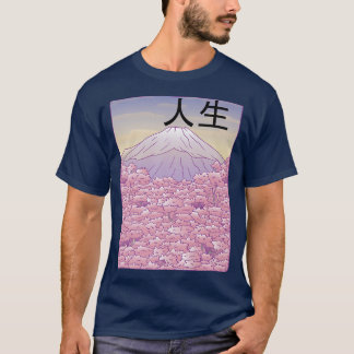 T-shirt Japanese Sakura Tree Blossom Cherry Flower Spring 