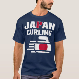 T-shirt Japon Curling Rock Sport Fans Japonais Sport d'hiv