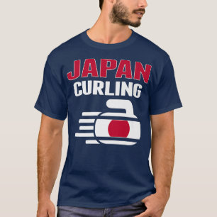 T-shirt Japon Curling Rock Sport Fans Japonais Sport d'hiv