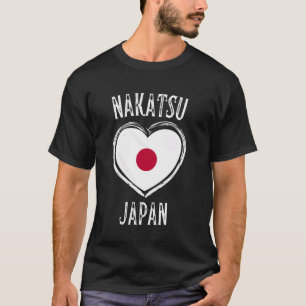 T-shirt Japon Drapeau Coeur Nakatsu