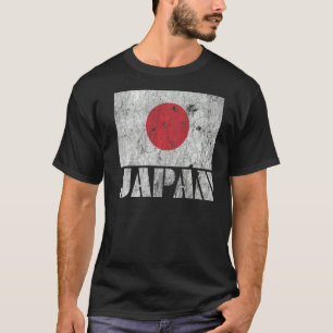 T-shirt Japon Drapeau Vintage Pays Souvenir