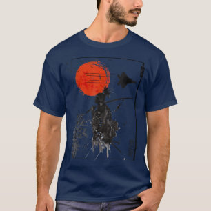 T-shirt Japon esthétique Samurai Coréen Vaporwave S
