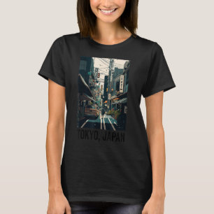 T-shirt Japon esthétique Tokyo Vaporwave Japon Lofi Fash