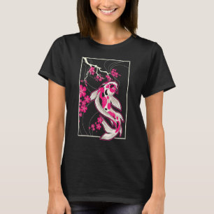 T-shirt Japon Koi Japonais Poisson Fleur de cerise 11