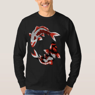 T-shirt Japon Koi Japonais Poisson Fleur de Cerise 37