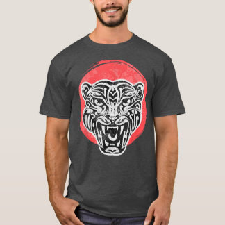T-shirt japon Sakura Cherry Blossom Tiger Japonais