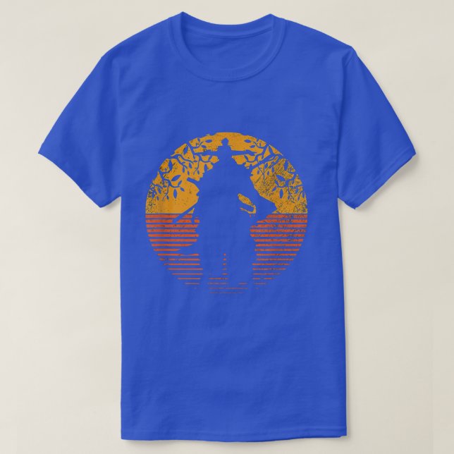 T-shirt Japon Samurai Silhouette Retro Sunset Bushi Japane (Design devant)