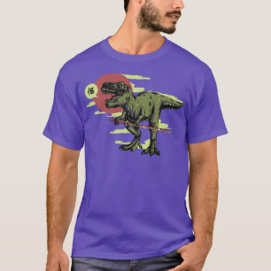 T-Shirt Japon, T-Rex Samurai, Dinosaur Sweat - shi