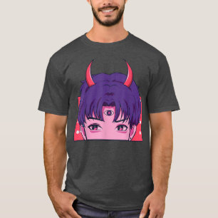 T-shirt Japonais Devil Étudier Anime Manga Graphic Art Ja