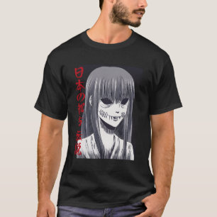 T-shirt Japonais Horreur Kanji Japonais Légendes urbaines