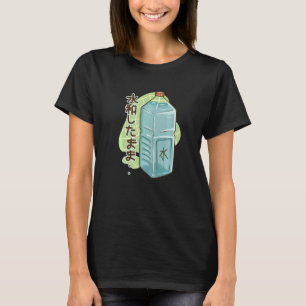 T-shirt Japonais Imprimer Harajuku Bouteille d'eau Vaporwa