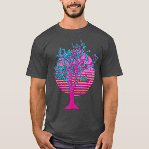 T-shirt Japonais Jolie Fleur Sakura 90s Vaporwave Cherry