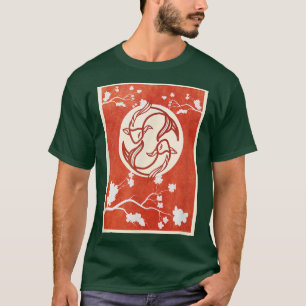 T-shirt Japonais Koi Carp Nishikigoi Poisson Fleur de ceri