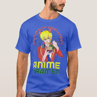 T-shirt Japonais Manga Otaku Garçons Ramen nouilles Japon