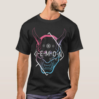 T-shirt Japonais Oni Masque Demon Ogre - esthétique Japon 