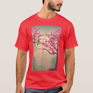 T-shirt Japonais Sakura Tree Fleur rose Japon Cerisier Blo