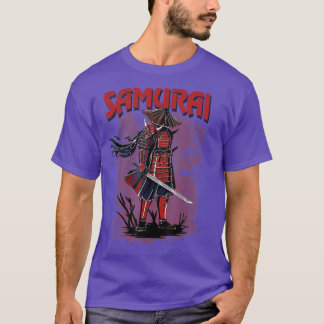 T-shirt Japonais Samurai Guerrier Bushido Code, Swordsman