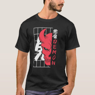 T-shirt Japonais Samurai guerrier Oni Japon mythologie dém