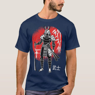 T-shirt Japonais Samurai Japon Épée de chasse d'épée
