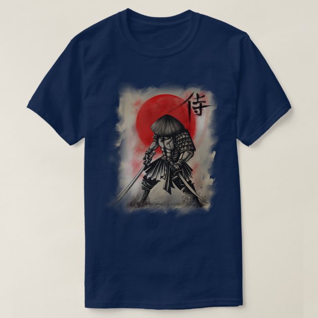 T-shirt japonais Samurai Katana Premium (2) (Design devant)