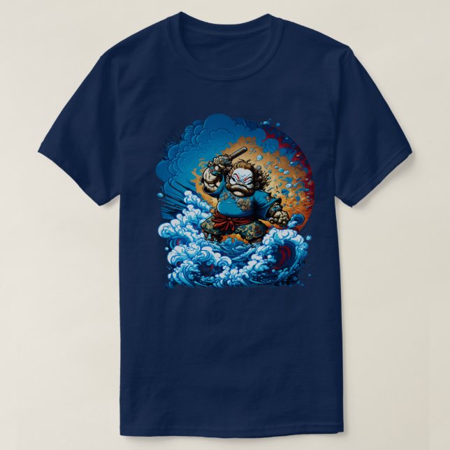 T-shirt Japonais Samurai Warrior (Design devant)