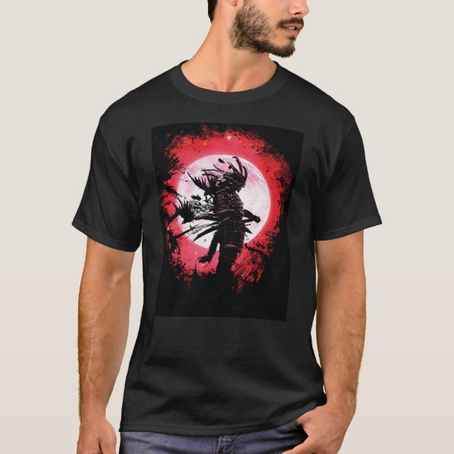 T-shirt Japonais Samurai Warrior Anime 3018png3018 (Devant)