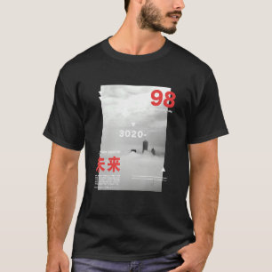 T-shirt Japonais Street Cyberpunk Tokyo Streetwear Aesthet
