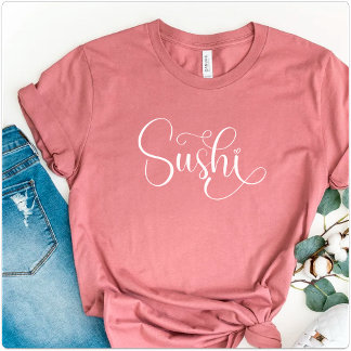 T-shirt Japonais, Sushi Moderne, Sushi Food