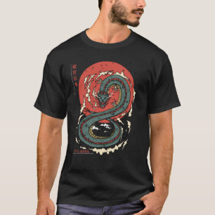 T-shirt Japonais Tokyo Dragon Asiatique Vintage tatouage N