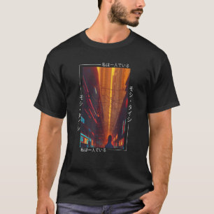 T-shirt Japonais Tokyo Streetwear Esthétique Futuristic Cy