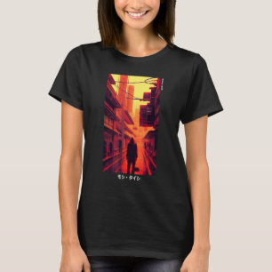 T-shirt Japonais Tokyo Streetwear Esthétique Futuristic Cy